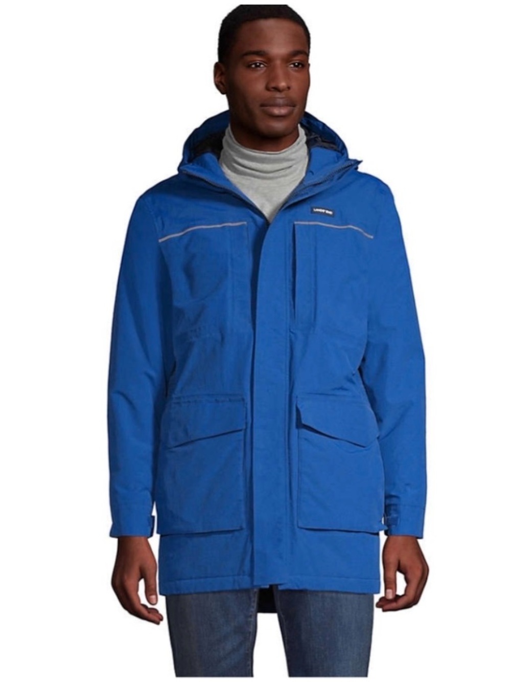 Lands’ End Men’s Squall Waterproof Parka Coat
